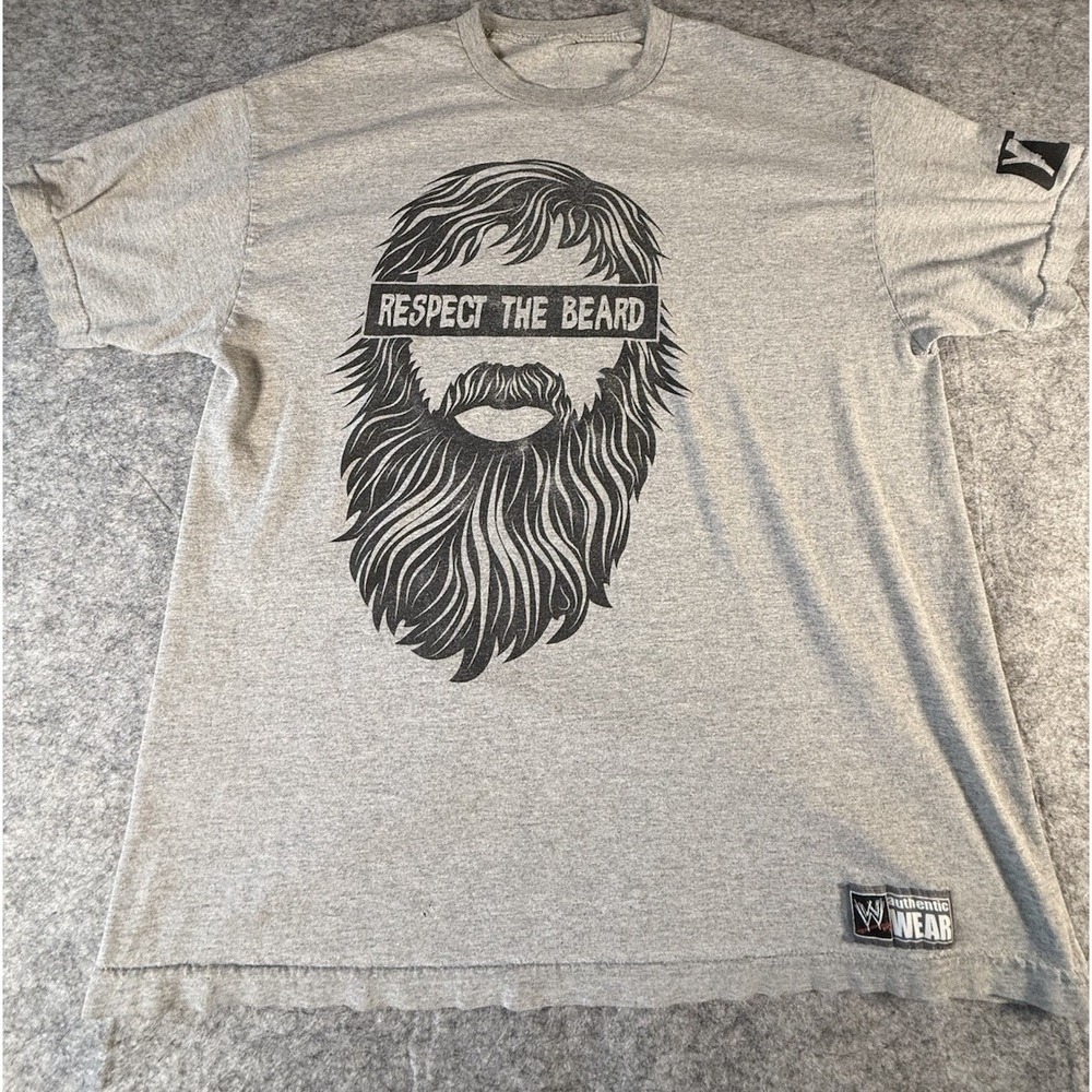 WWE Shirt Men Medium Gray Authentic Daniel Bryan Spell Out YES Logo Authentic